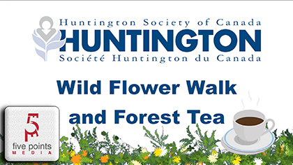 Wild Flower Walk and Forest Tea for Huntingtons Disease, 2019