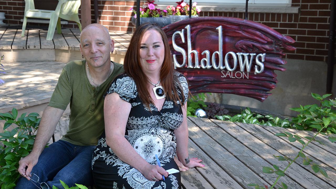As did Tammy Dore and her partner from Shadows Salon in Orillia
