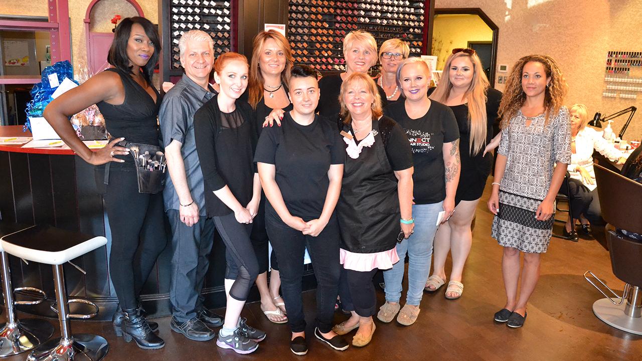 The team at Connect Hair Studio get more committed every year