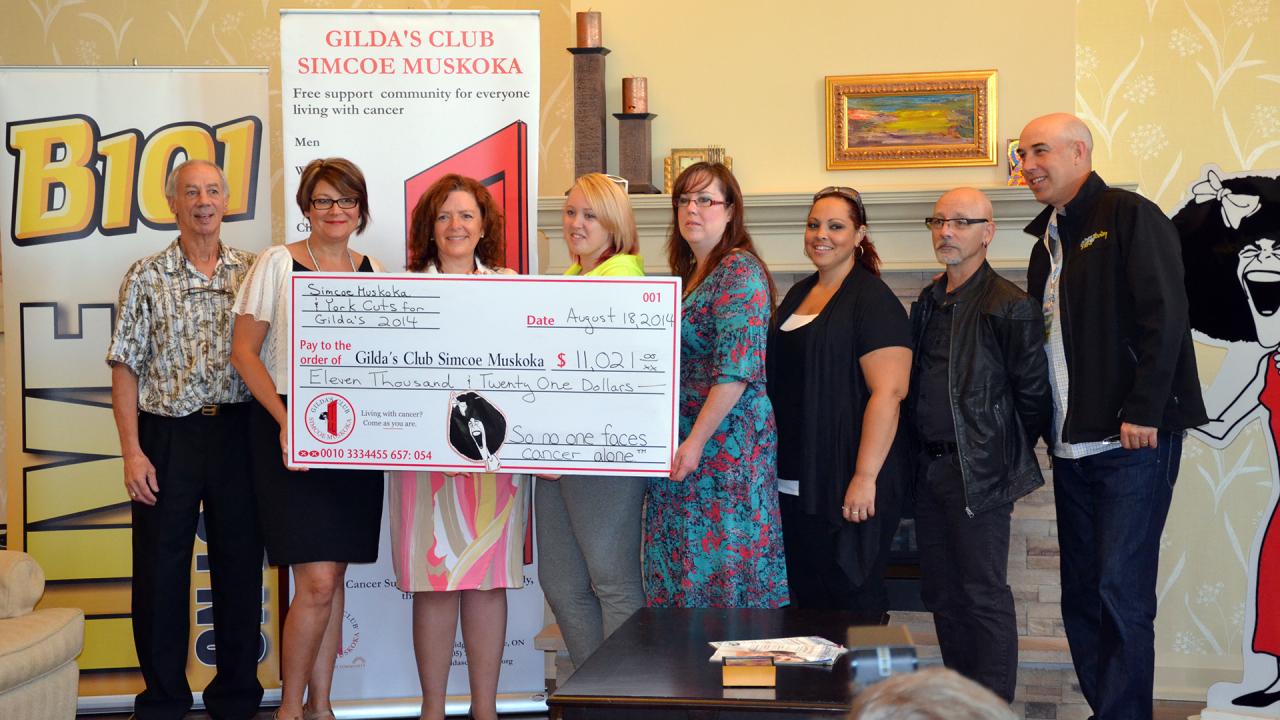 All of which contributed greatly to assisting Gilda's Club to raise much needed funding