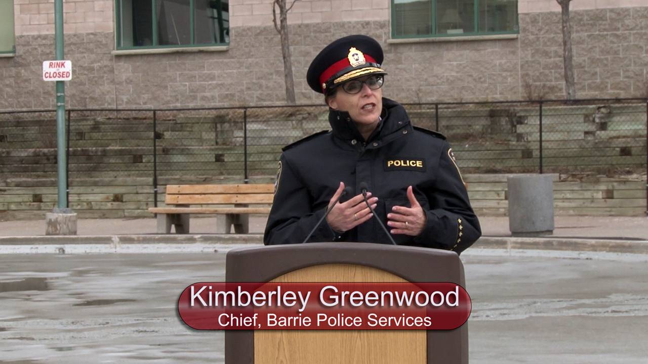 Police Chief Kimberley Greenwood spoke of empowering women