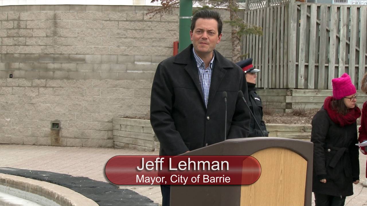 Mayor Jeff Lehman drew on lessons from his wife and he to their daughter