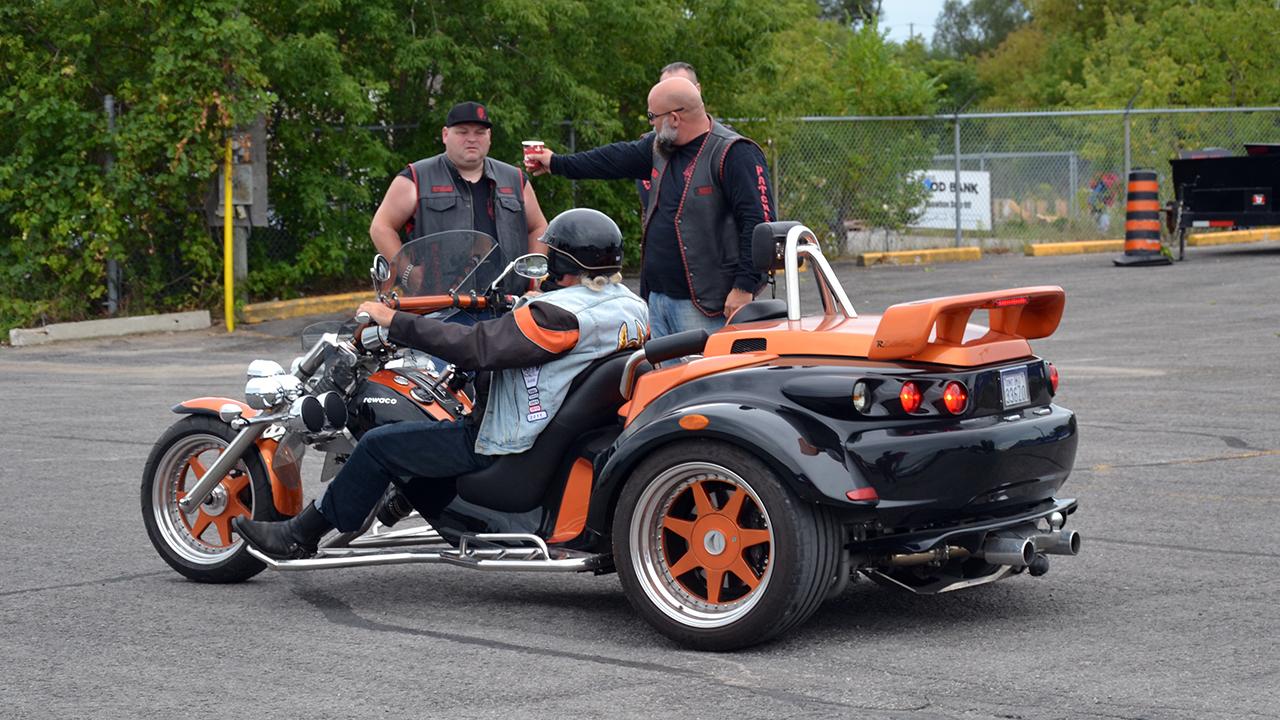 This is the trike from which our producer shot the 2016 ride