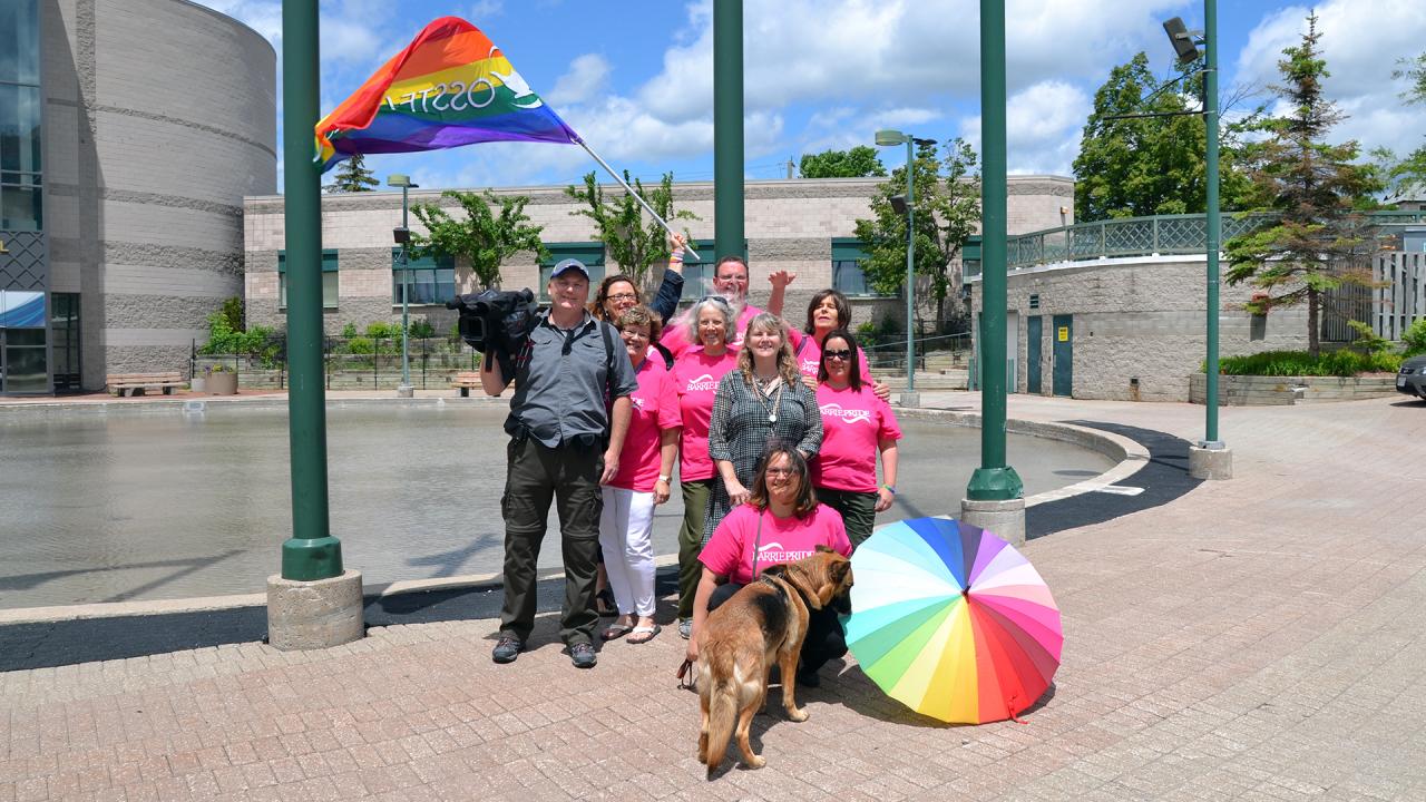 Our support for Barrie Pride is very public