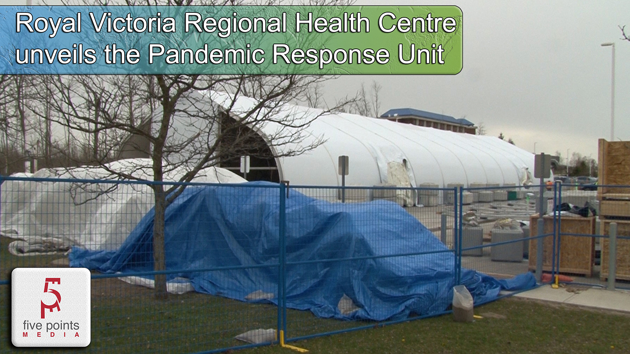 COVID-19 - Royal Victoria Regional Health Centre unveils the Pandemic Response Unit, 2020