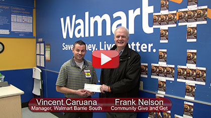 Community Give and Get Receives Donation from Walmart