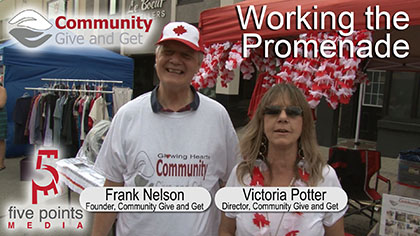 Glowing Hearts Community Give and Get Promenade Promo
