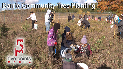 Barrie Community Tree Planting