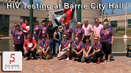 National HIV Testing Day Held At Barrie City Hall