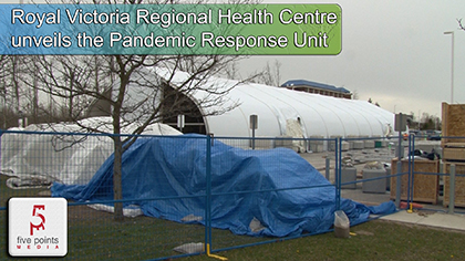 COVID- 19 - Royal Victoria Regional Health Centre unveils the Pandemic Response Unit, 2020