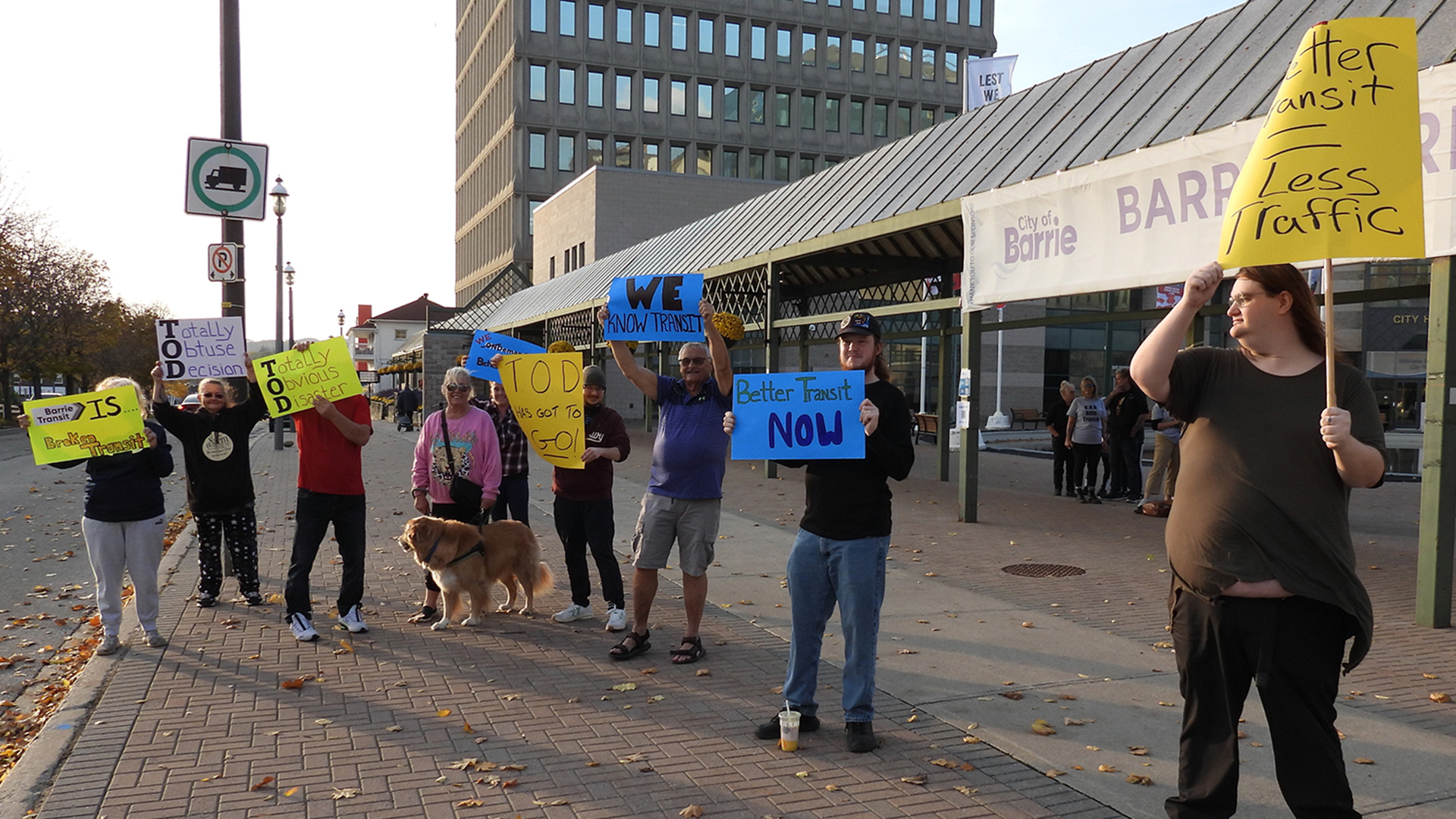 Barrie Riders City Hall Protest, 2024