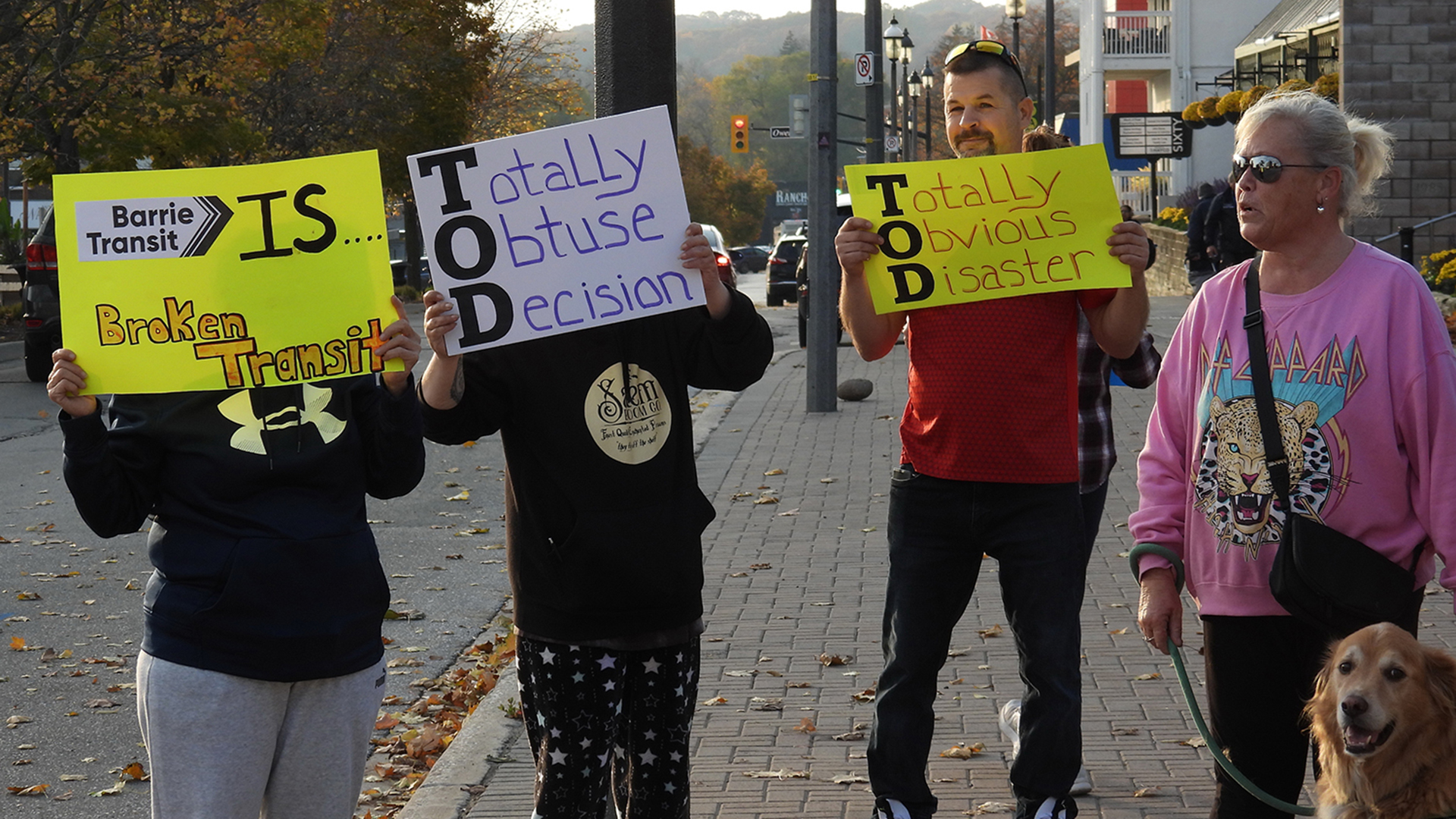 Barrie Riders City Hall Protest, 2024