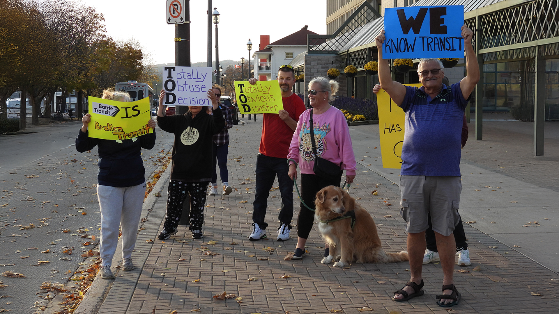 Barrie Riders City Hall Protest, 2024