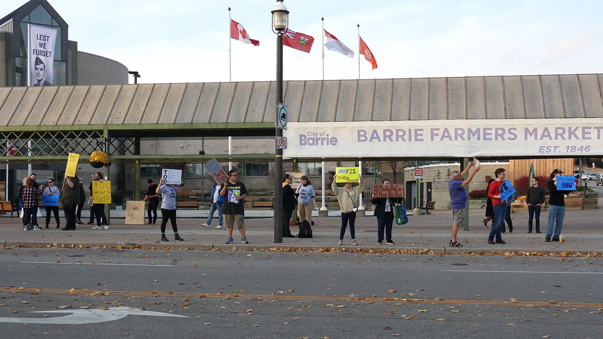 Barrie Riders City Hall Protest, 2024