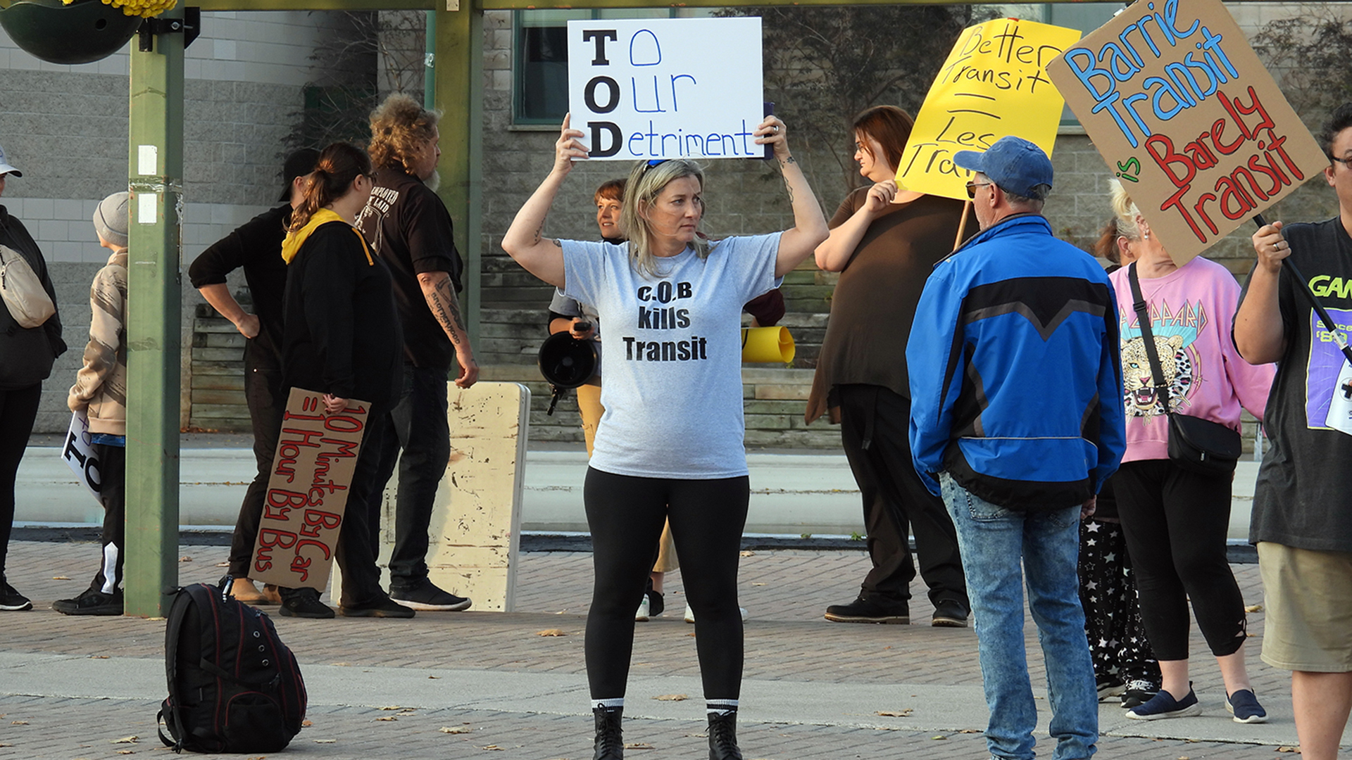 Barrie Riders City Hall Protest, 2024