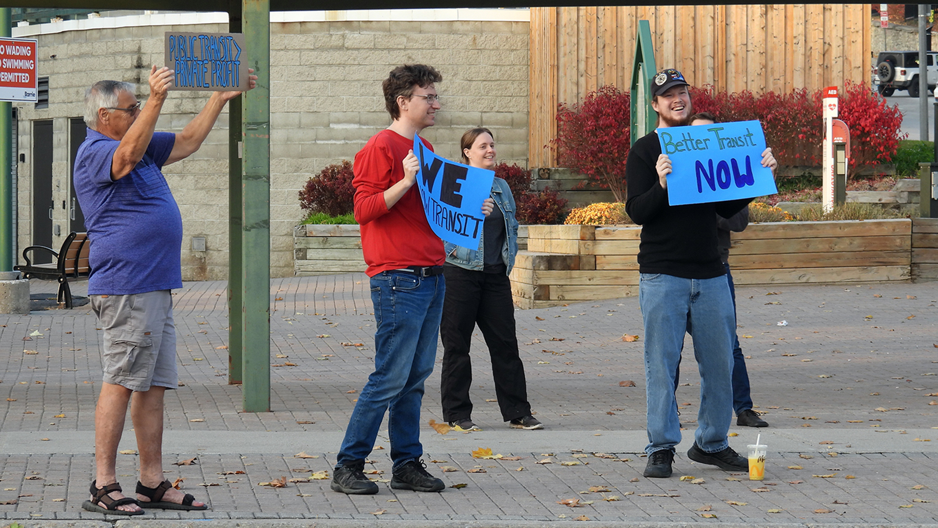 Barrie Riders City Hall Protest, 2024