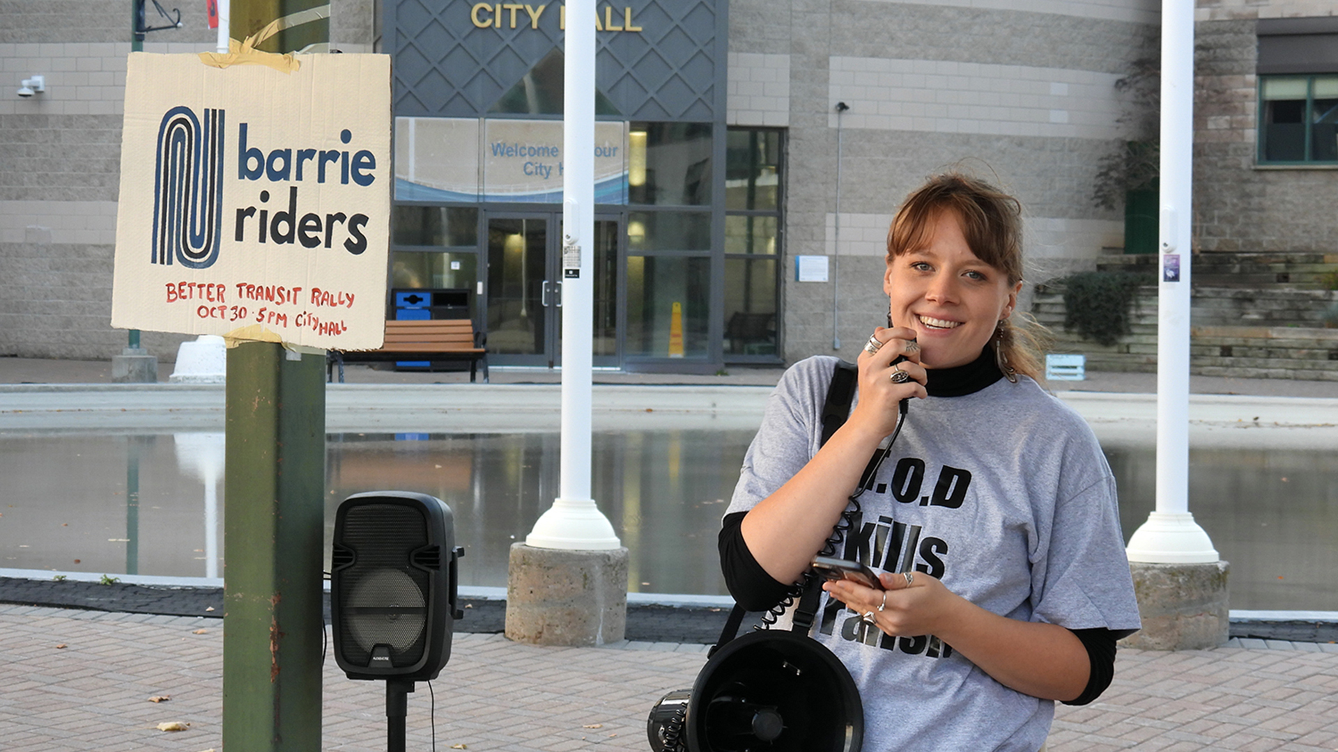 Barrie Riders City Hall Protest, 2024