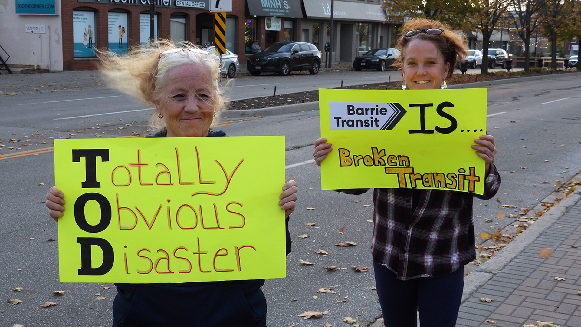 Barrie Riders City Hall Protest, 2024