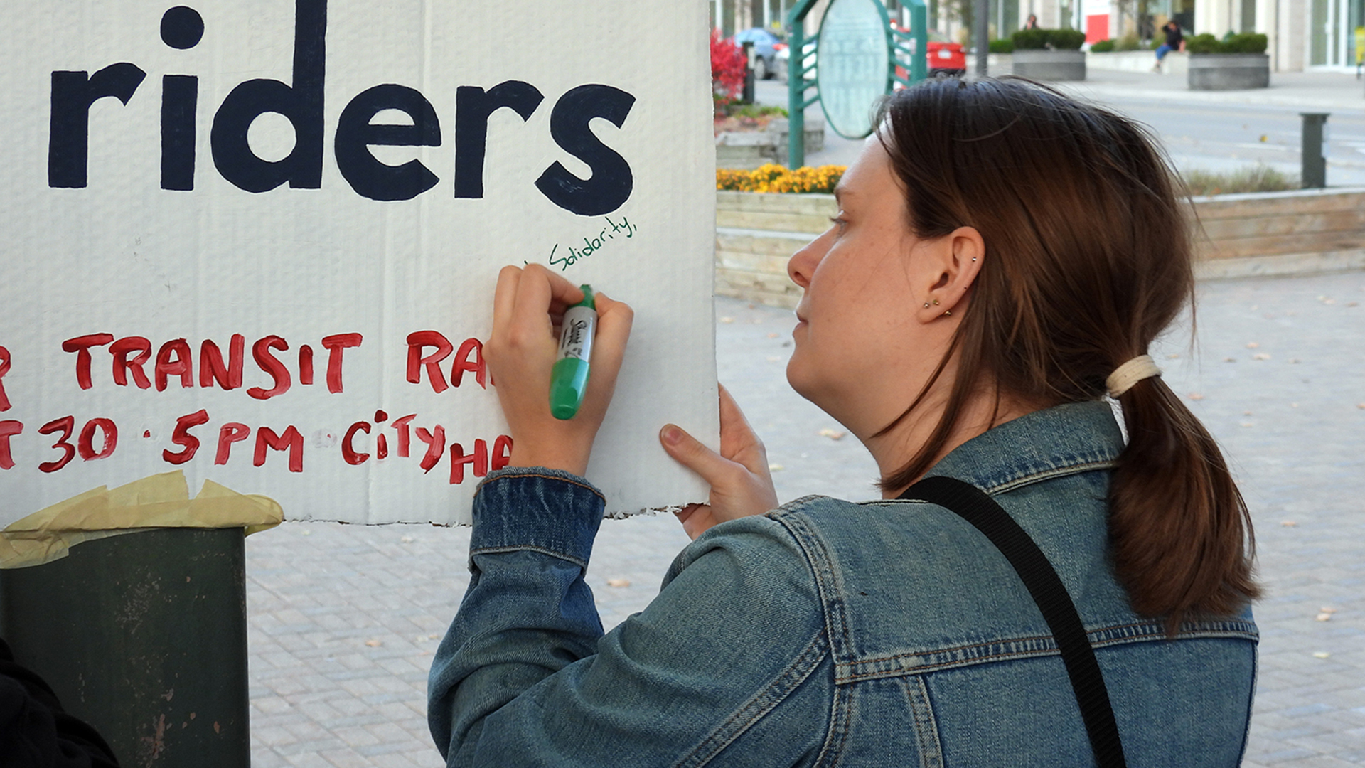 Barrie Riders City Hall Protest, 2024