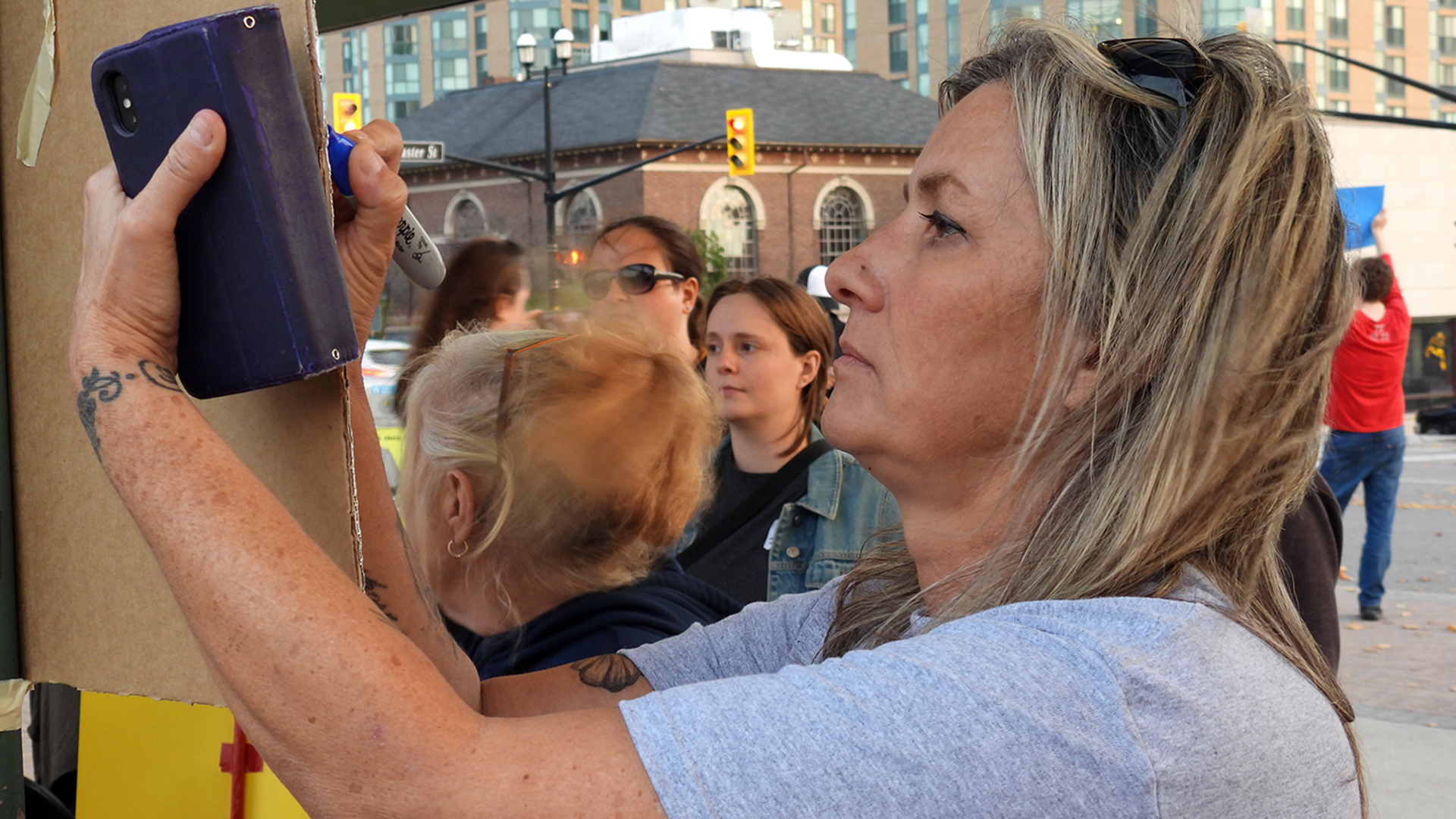 Barrie Riders City Hall Protest, 2024