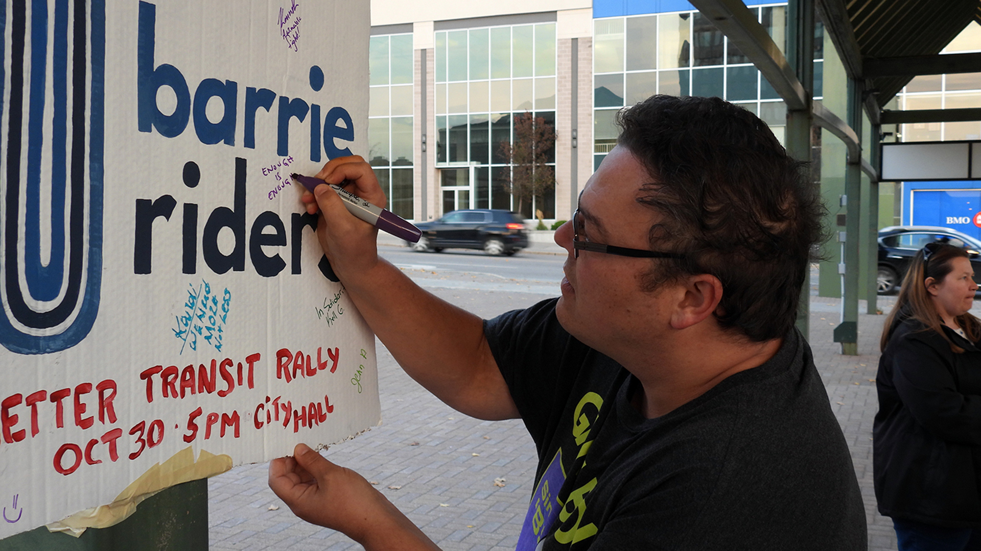 Barrie Riders City Hall Protest, 2024