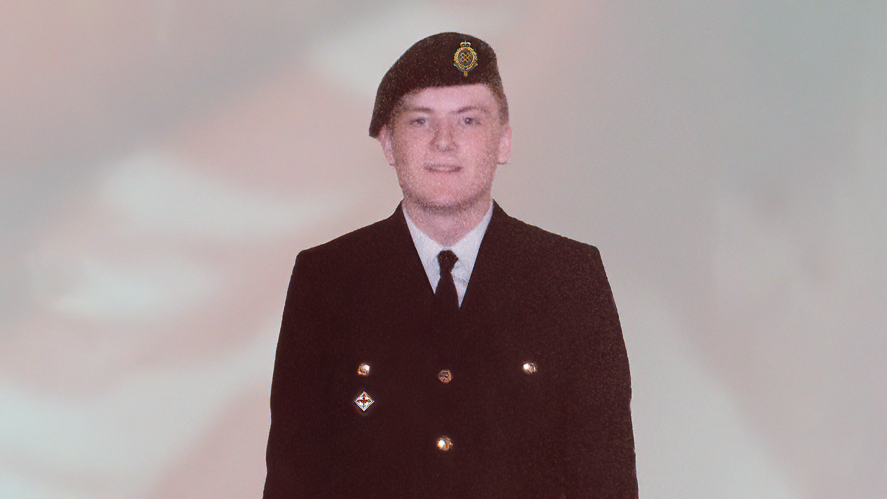 John served with distinction as a soldier in the Canadian Army.
